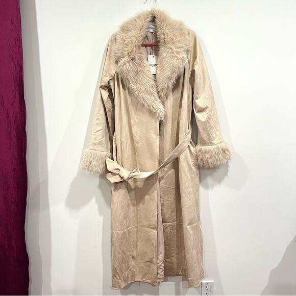 NWT NEW Show Me Your Mumu Penny Lane Long Coat - Picture 5 of 11